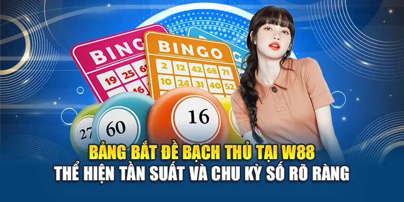 Cách Bắt Đề Bạch Thủ Chính Xác Và Dễ Áp Dụng Tại W88 1 Bảng bắt đề bạch thủ tại W88 thể hiện tần suất và chu kỳ số rõ ràng