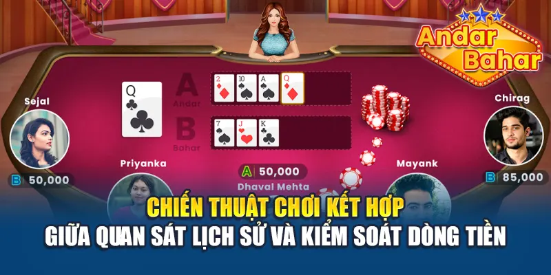 Andar Bahar W88 Mang Đến Trải Nghiệm So Bài Đơn Giản 3 Chiến thuật chơi kết hợp giữa quan sát lịch sử và kiểm soát dòng tiền
