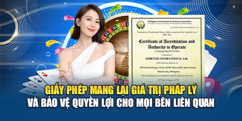 Giấy Phép Hoạt Động W88 2 Giấy phép mang lại giá trị pháp lý và bảo vệ quyền lợi cho mọi bên liên quan